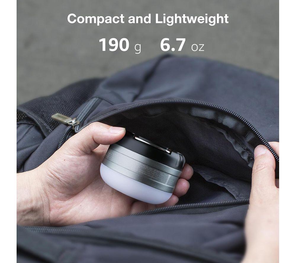 LEPRO LED Rechargeable Camping Torch - Black image number 2 of 8