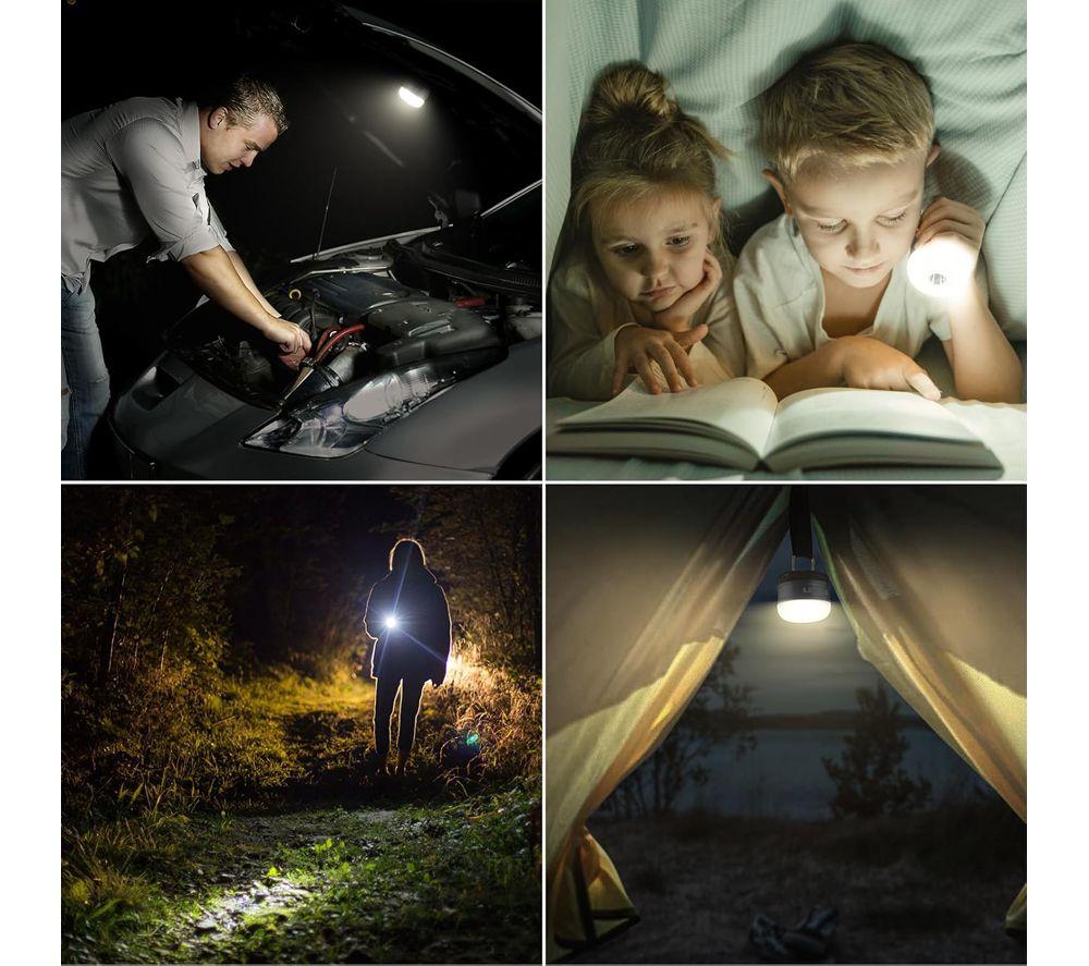 LEPRO LED Rechargeable Camping Torch - Black image number 5 of 8