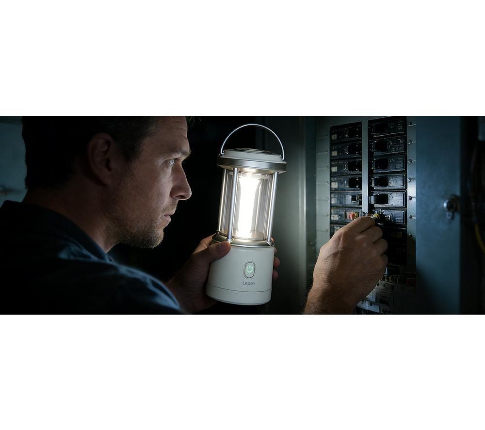 LEPRO 330043-WH LED Camping Lantern - White image number 7 of 8