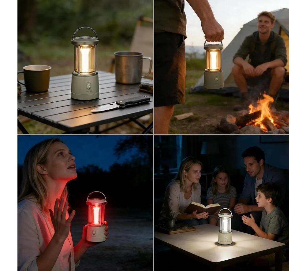 LEPRO 330043-WH LED Camping Lantern - White image number 8 of 8