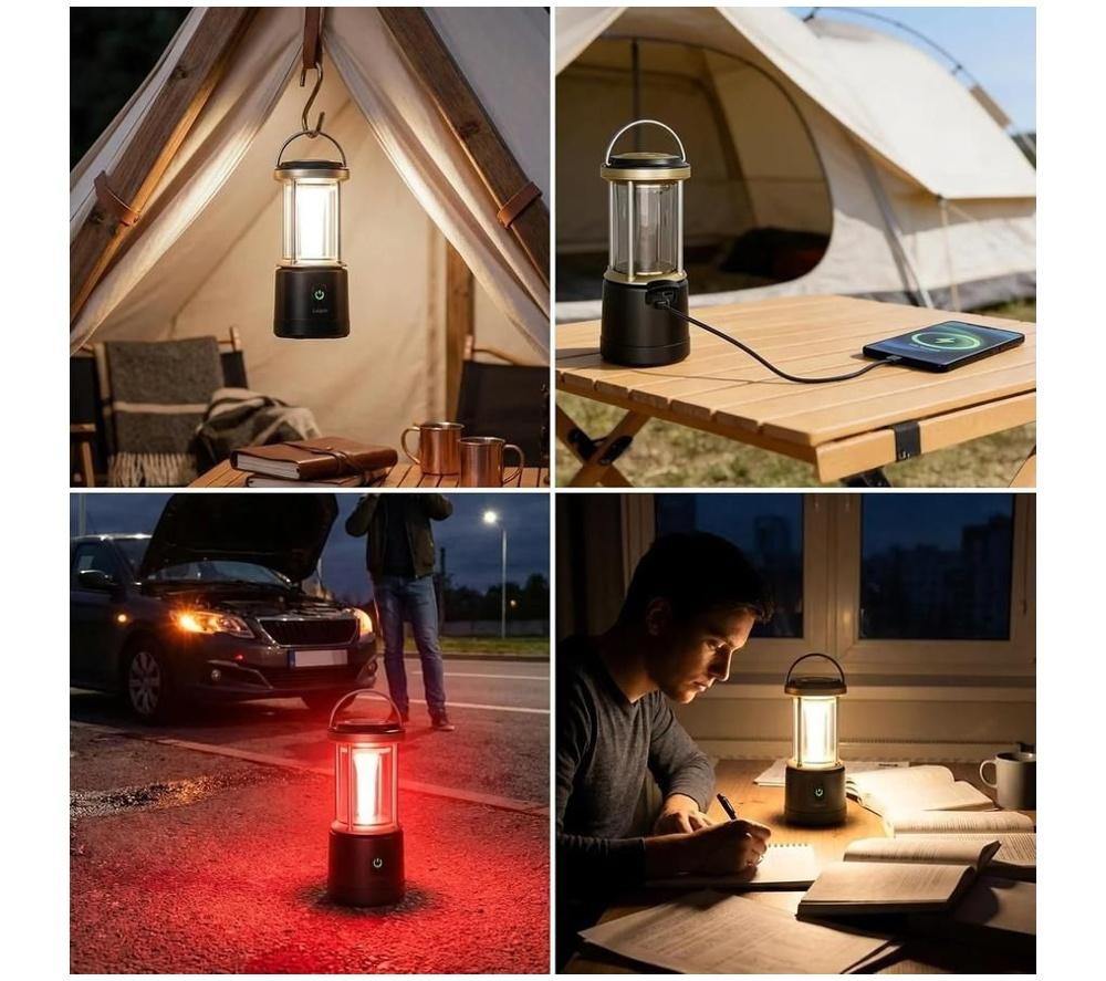 LEPRO 330044-BK LED Camping Lantern - Black image number 2 of 2