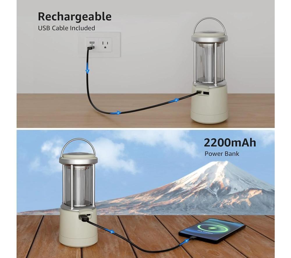 LEPRO 330044-WH LED Camping Lantern - White image number 5 of 6