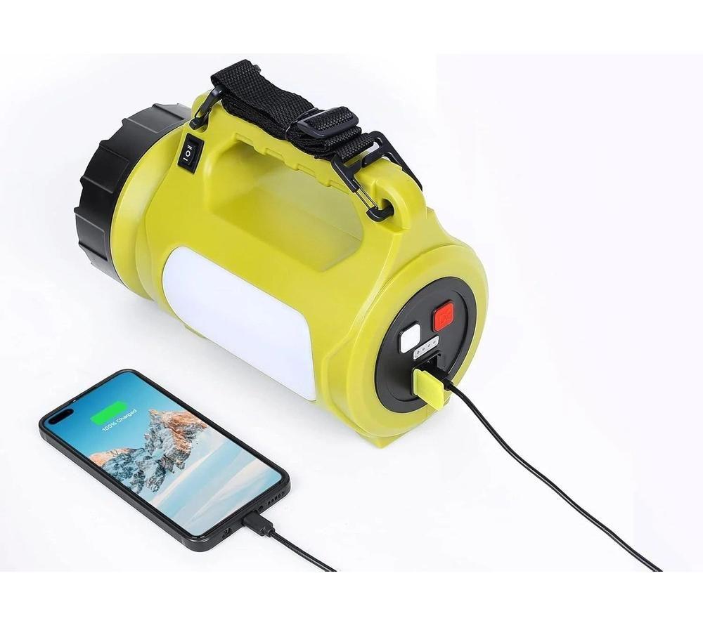 LEPRO LE LED Rechargeable Outdoor Flashlight - 1000 Lumens, Green image number 2 of 3