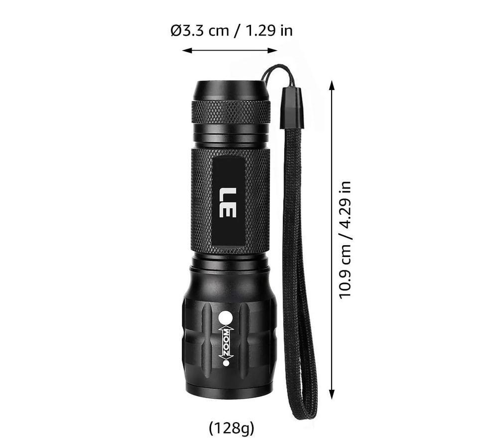 LEPRO LE 1000 Torch - Black, Pack of 2 image number 5 of 5