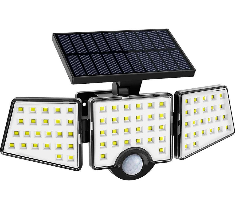 LEPRO Solar Security 1000 Integrated Wall Spotlight - Black image number 10 of 11