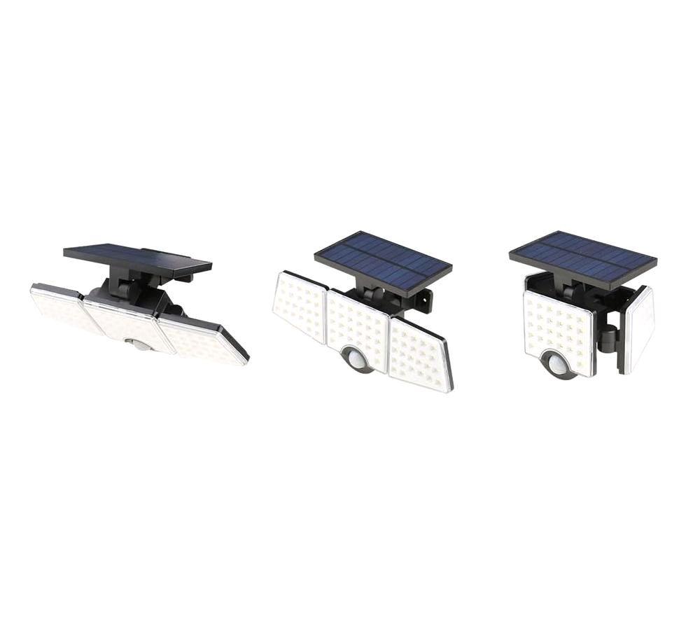 LEPRO Solar Security 1000 Integrated Wall Spotlight - Black image number 11 of 11