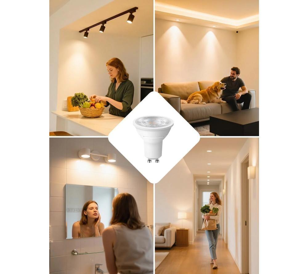 LEPRO LED Spot Light Bulb - GU10, Warm White, Pack of 4 image number 3 of 3