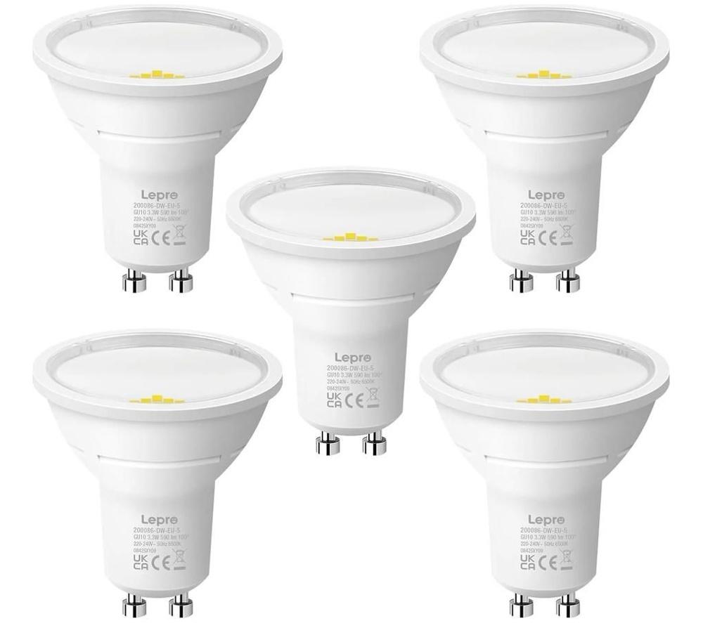 LEPRO LED Spot Light Bulb - GU10, Warm White, Pack of 5