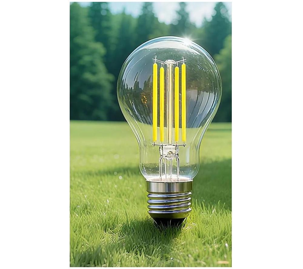 LEPRO Filament LED Light Bulb - E27, Warm White, Pack of 2 image number 2 of 8
