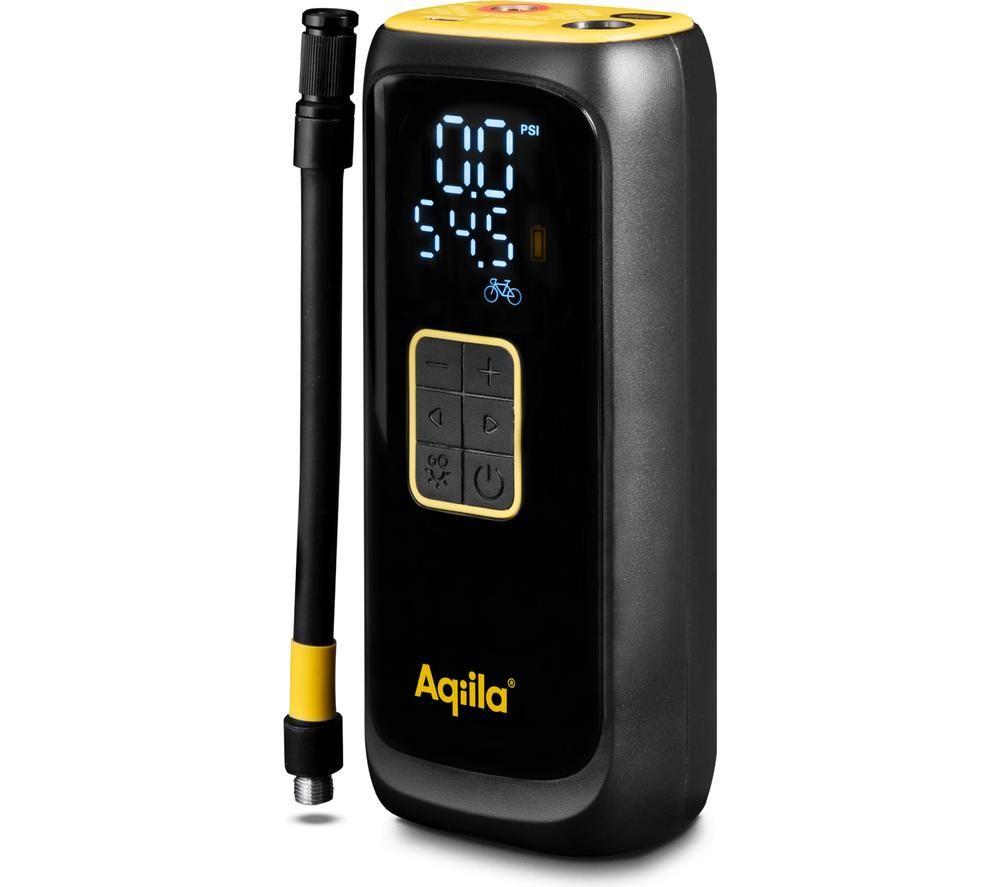 AQIILA Airbird C4 Rechargeable Air Compressor - Yellow & Black image number 2 of 5