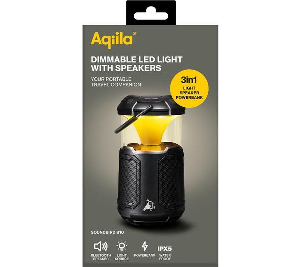 AQIILA 406038 Soundbird B10 LED Camping Light & Speaker - Black image number 3 of 3