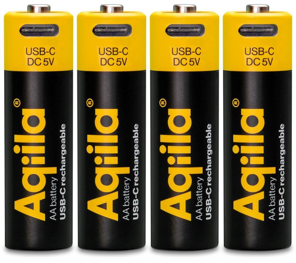 Aqiila AQ200AA367C4 Aqiila Akku USB-C battery Li-ion 1.2V 4 pcs AA... - Image 2