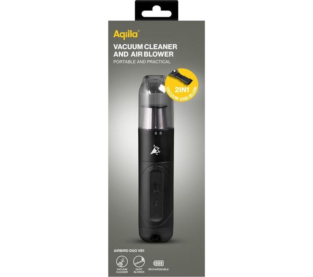 AQIILA Airbird DUO VB1 2-in-1 Handheld Vacuum Cleaner & Blower - Black image number 5 of 10
