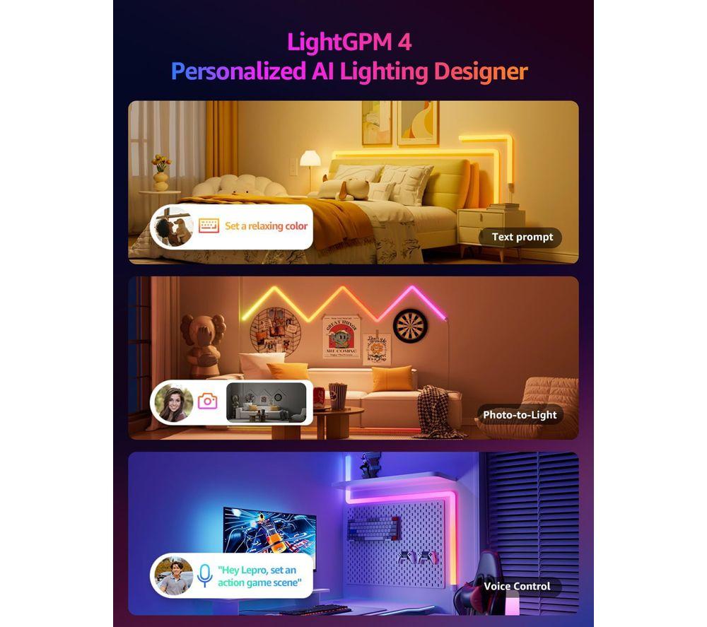 LEPRO AI Smart WL1 Wall Light - Pack of 8 image number 9 of 11