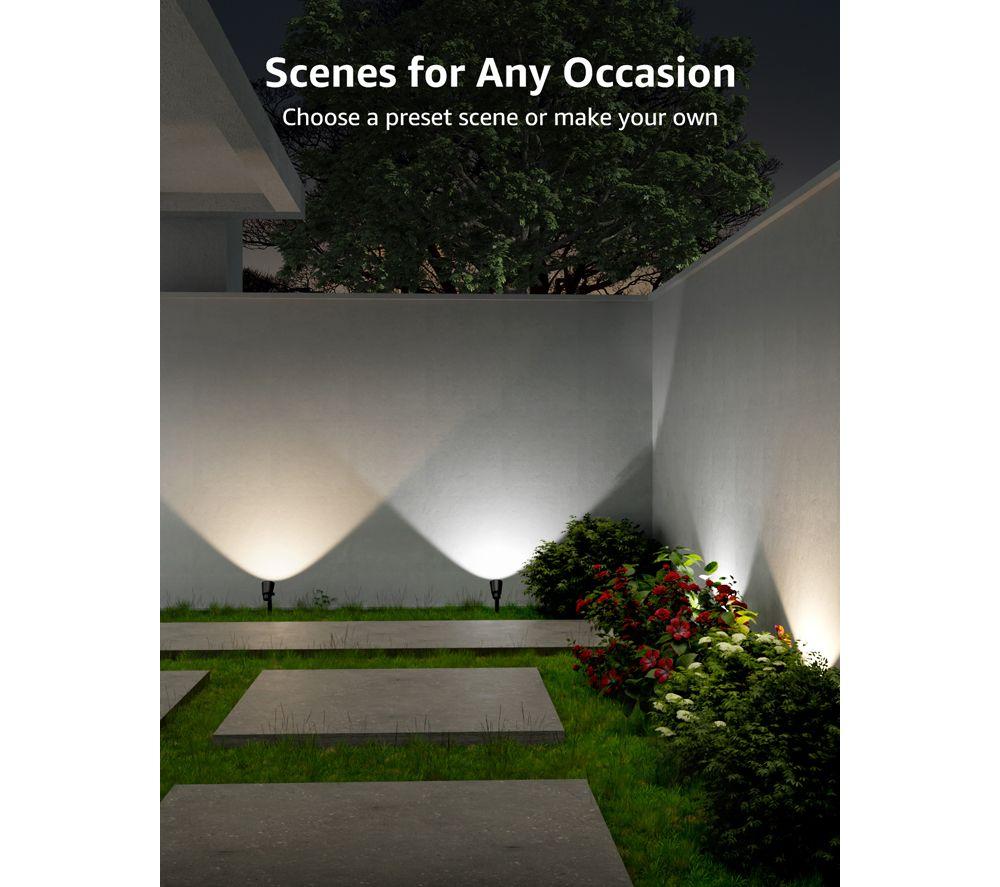 LEPRO PG1-2-UK AI Garden Spot Light - Black, Pack of 2 image number 2 of 4