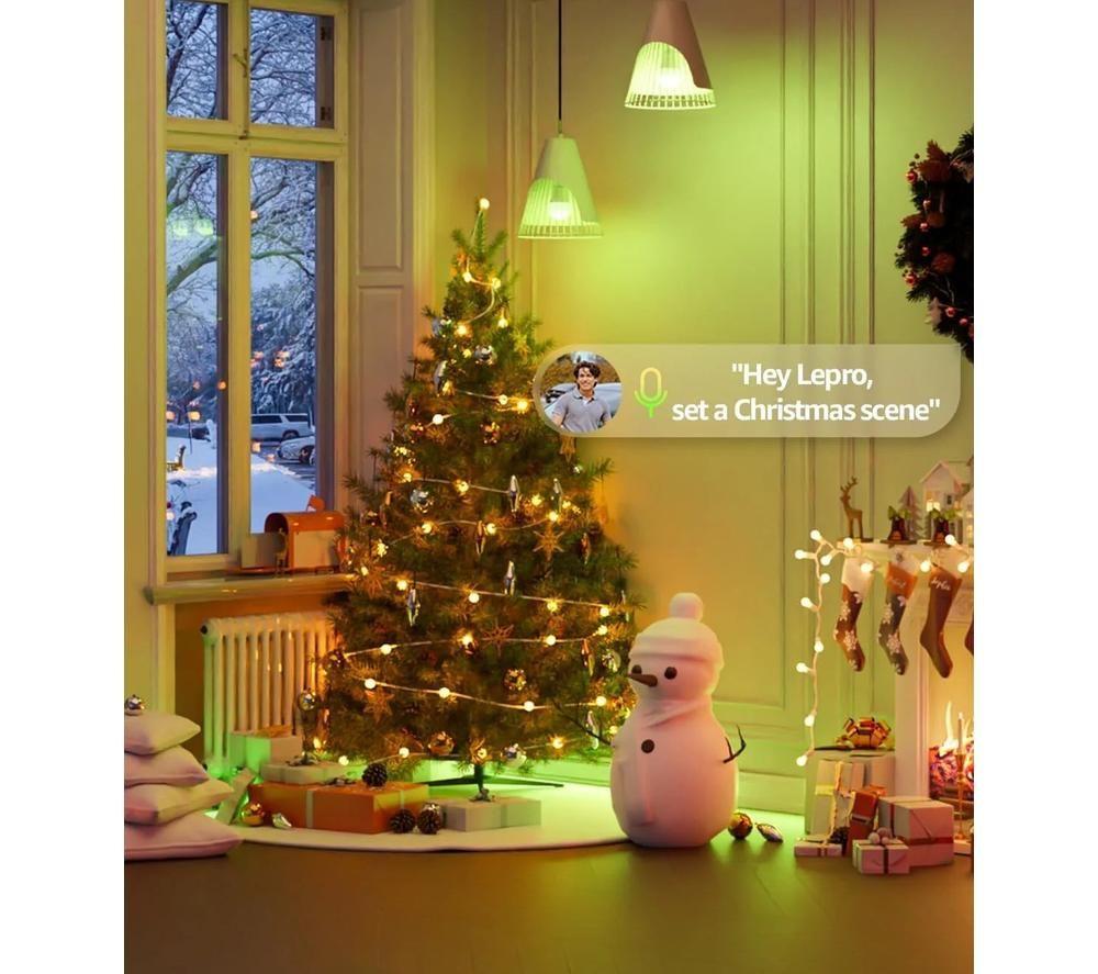 LEPRO AI Smart B1 LED Light Bulb - E27, Twin Pack image number 2 of 3