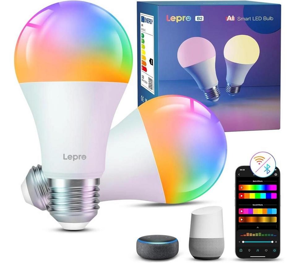 LEPRO AI Smart B2 LED Light Bulb - E27