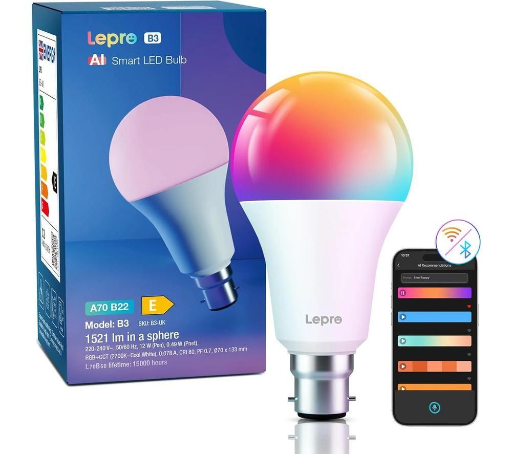Lepro Ai Smart B3 Led Light Bulb - B22
