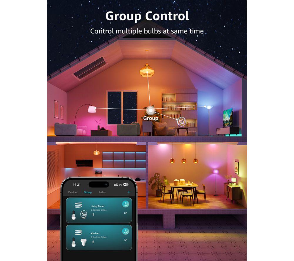 LEPRO AI Smart B3 LED Light Bulb - B22, Pack of 4 image number 8 of 18