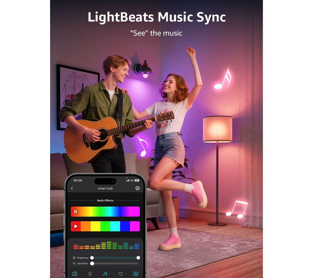 LEPRO AI Smart B3 LED Light Bulb - B22, Pack of 4 image number 10 of 18
