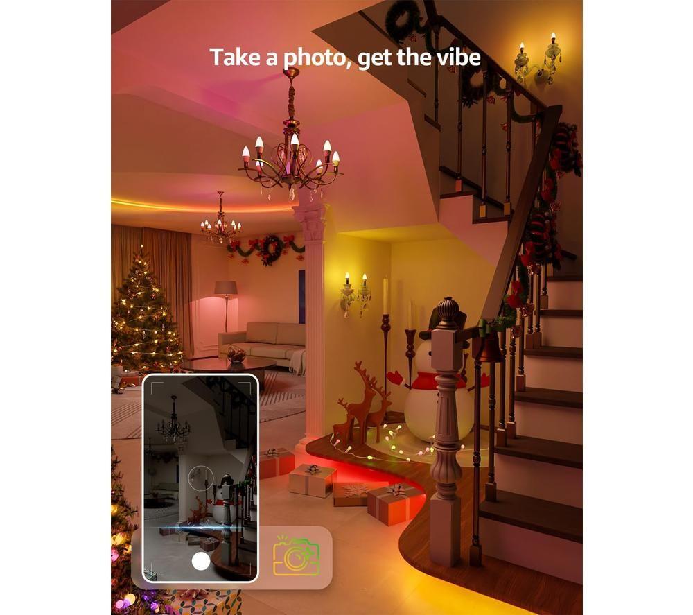 LEPRO BC1-EU-2 Smart AI LED Bulb - C37, White, Pack of 2 image number 3 of 5