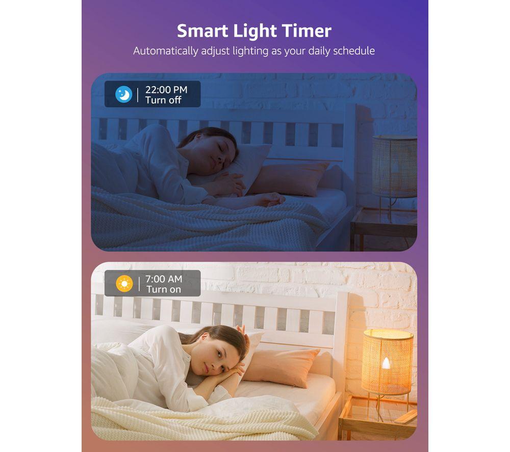 LEPRO BC1-EU-4 Smart AI LED Bulb - C37, White, Pack of 4 image number 10 of 12