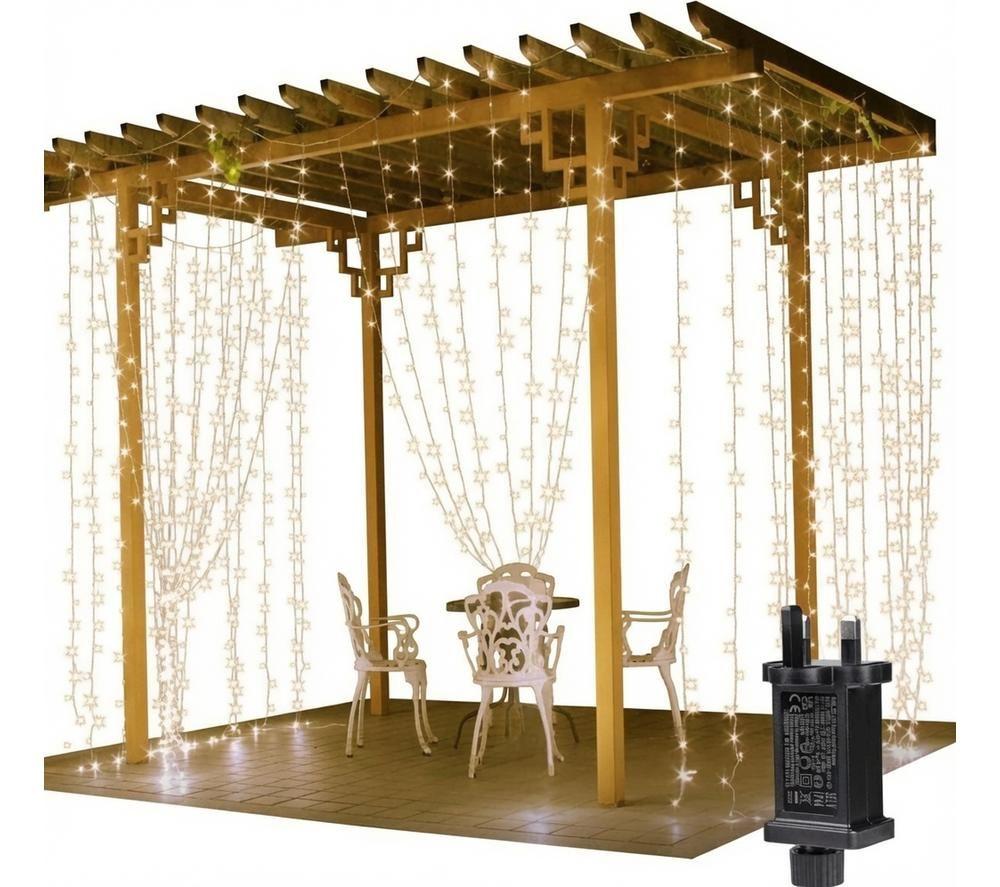 LEPRO EAN4300006-WW-UK Curtain Light - Warm White image number 2 of 7