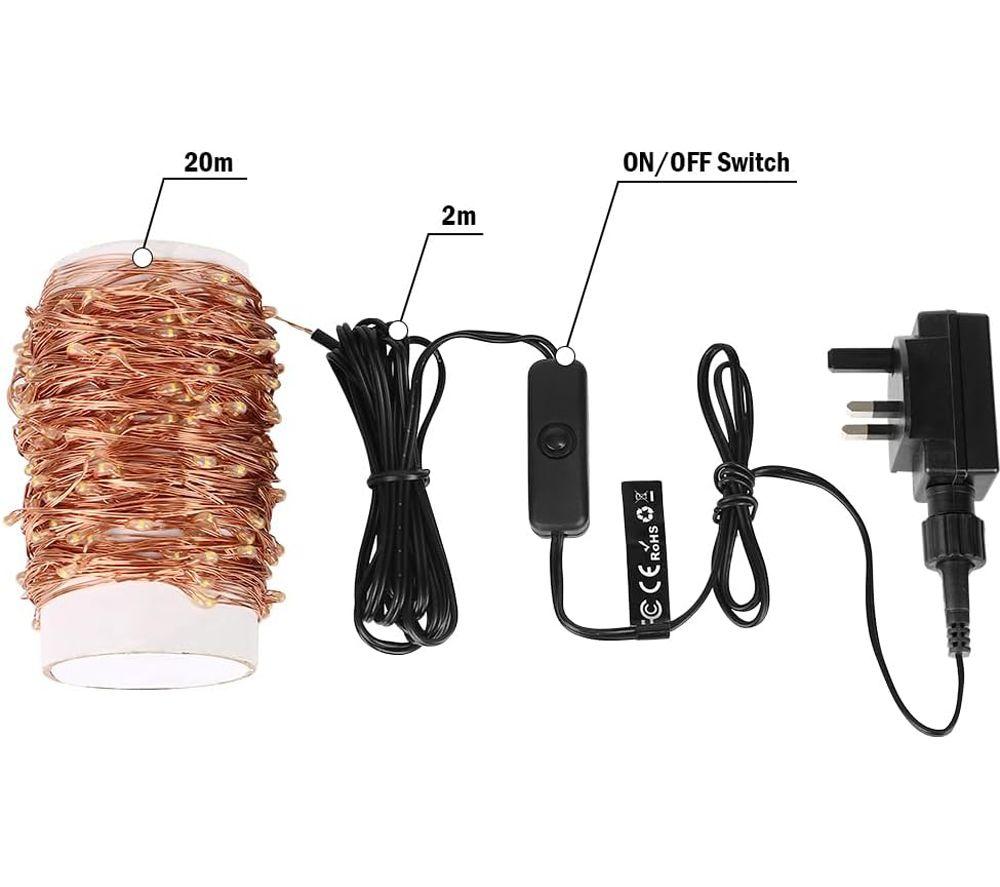 LEPRO PR430011-WW-UK LED String Lights - 20 m image number 9 of 9