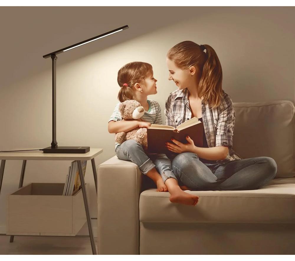 LEPRO LED Desk Lamp - Black image number 3 of 4