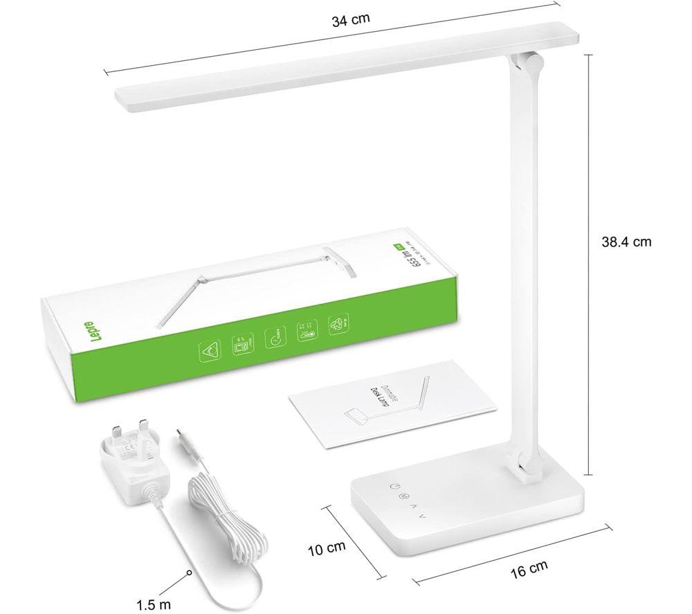 LEPRO PR310003-DWW-UK LED Desk Lamp - White image number 8 of 8