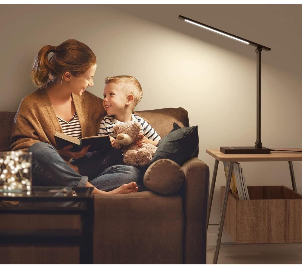 LEPRO 310004-DWW-UK LED Desk Lamp - Black image number 6 of 9