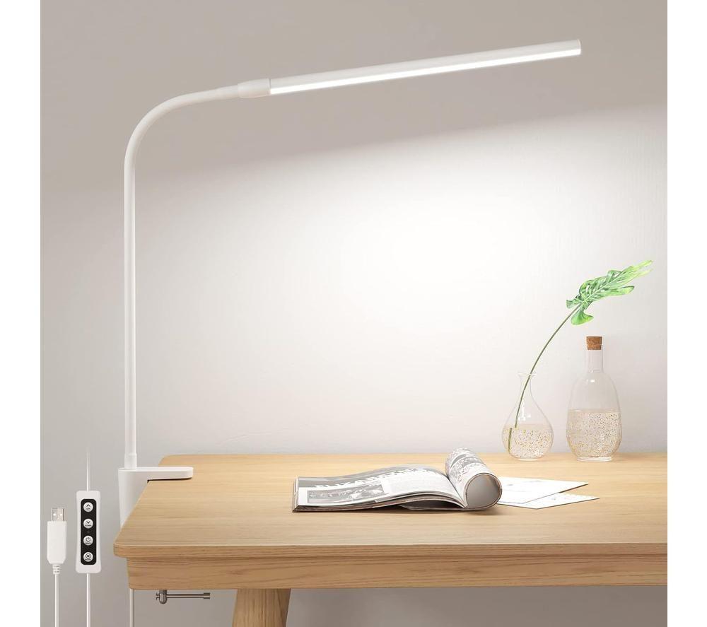 LEPRO PR310005-DWW LED Desk Lamp - White image number 5 of 7
