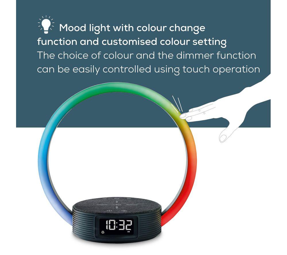 BEURER WL 65 Wake-Up Light & Wireless Charger - Black image number 4 of 11