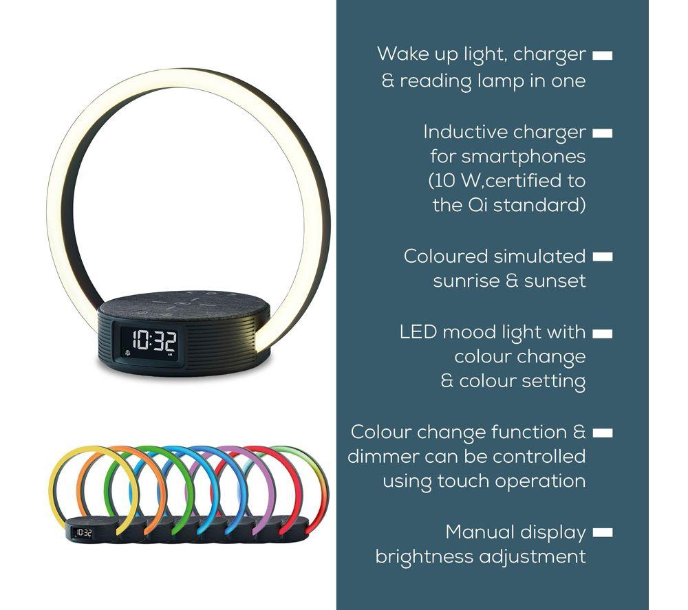 BEURER WL 65 Wake-Up Light & Wireless Charger - Black image number 7 of 11