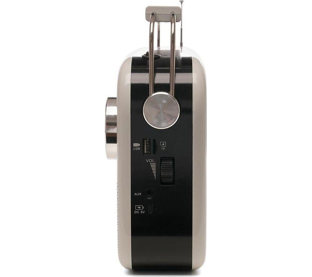 LLOYTRON Encore Portable FM/AM Bluetooth Radio - Ivory White image number 2 of 6