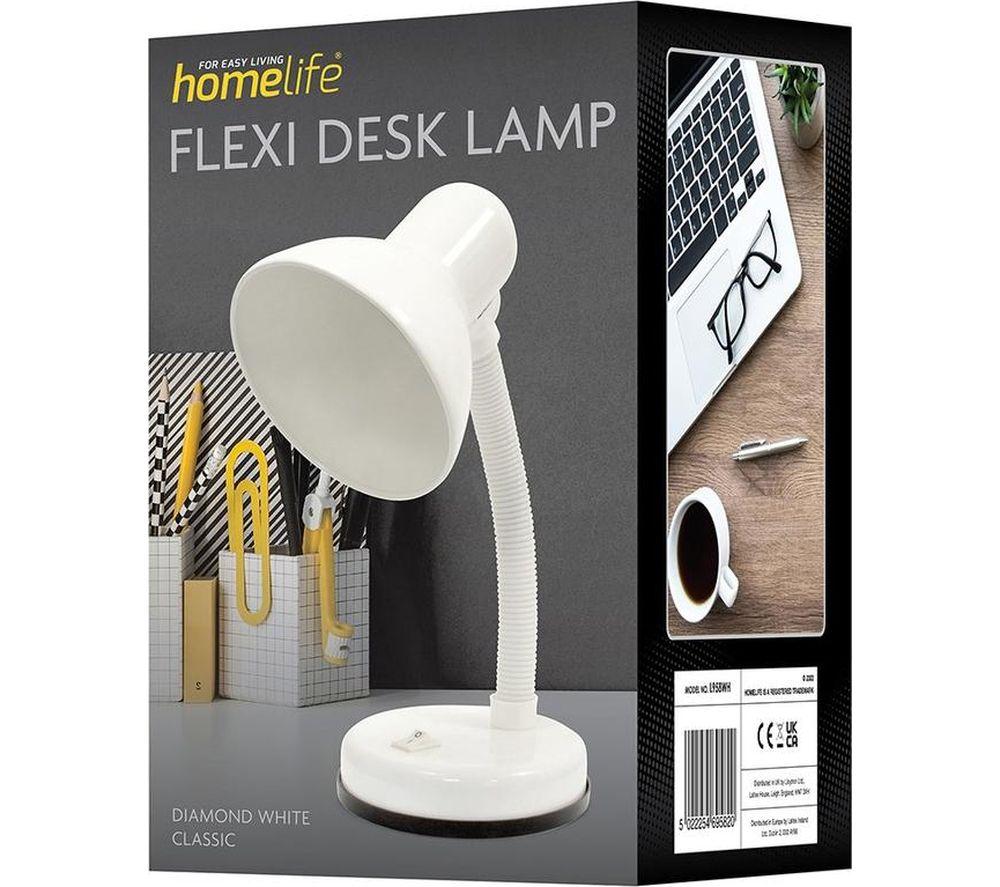 LLOYTRON L958WH-16 Desk Lamp - Diamond White image number 2 of 3