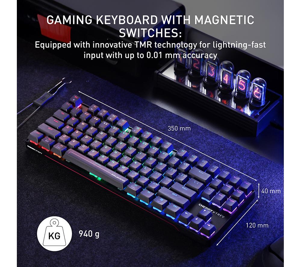 CHERRY MX 8.2 Pro TMR Wireless Mechanical Gaming Keyboard - Black image number 8 of 10