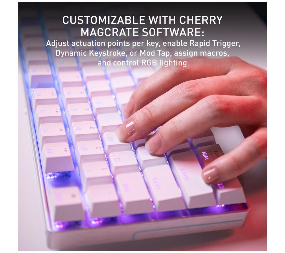 CHERRY MX 8.2 Pro TMR Wireless Mechanical Gaming Keyboard - Black image number 11 of 15