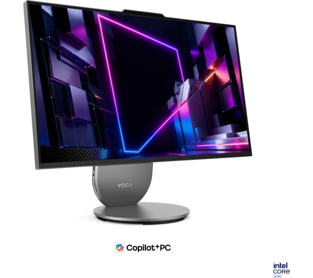LENOVO Yoga AIO 27" All-in-One PC - Intel&reg; Core Ultra 5, 512 GB SSD, Grey image number 8 of 8