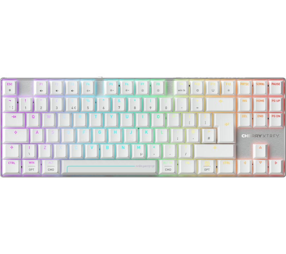 Cherry Mx 8.2 Pro Tmr Wireless Mechanical Gaming Keyboard - White, White