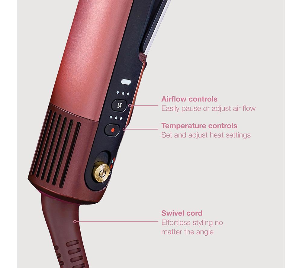 SHARK SilkiPro Straight HT401UKPK Hair Straightener & Dryer &ndash; Rose Petal image number 10 of 13