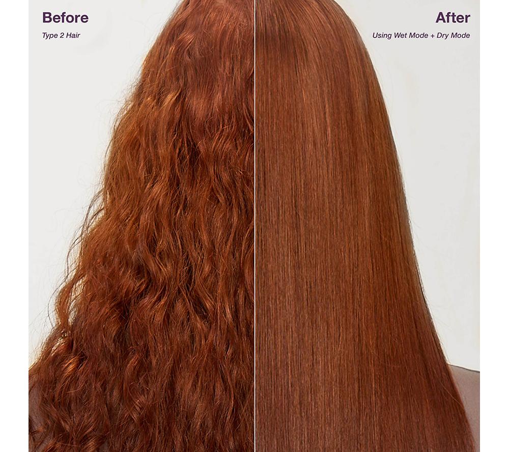 SHARK SilkiPro Straight HT401UKPU Hair Straightener & Dryer - Plum Satin image number 7 of 15