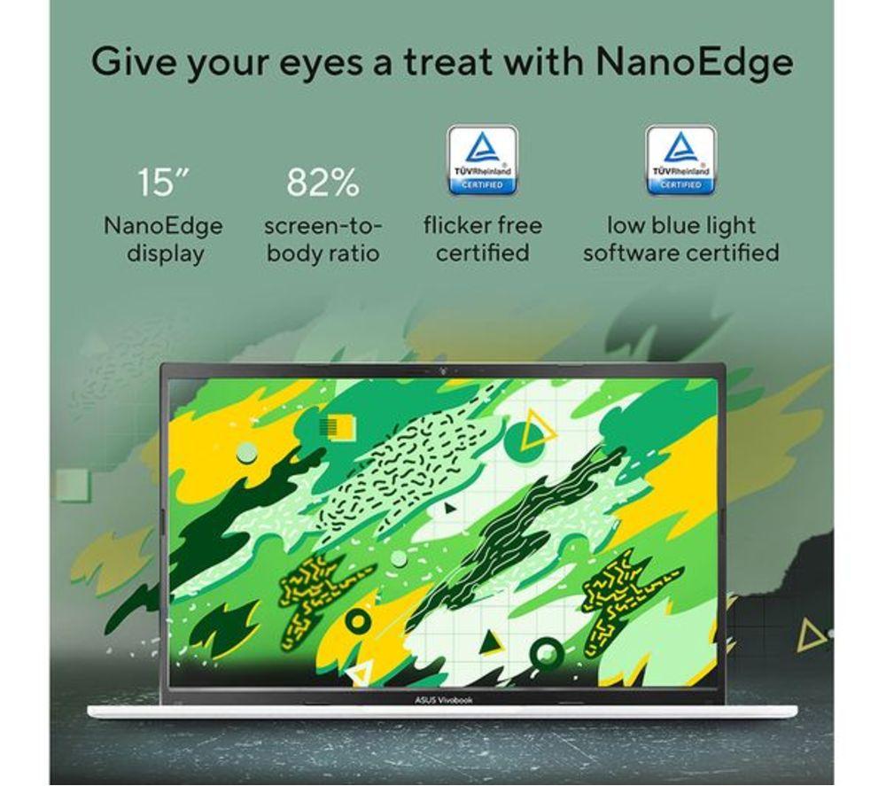 ASUS Vivobook 15 M1502YA 15.6" Laptop - AMD Ryzen 7, 512 GB SSD, Silver image number 28 of 34