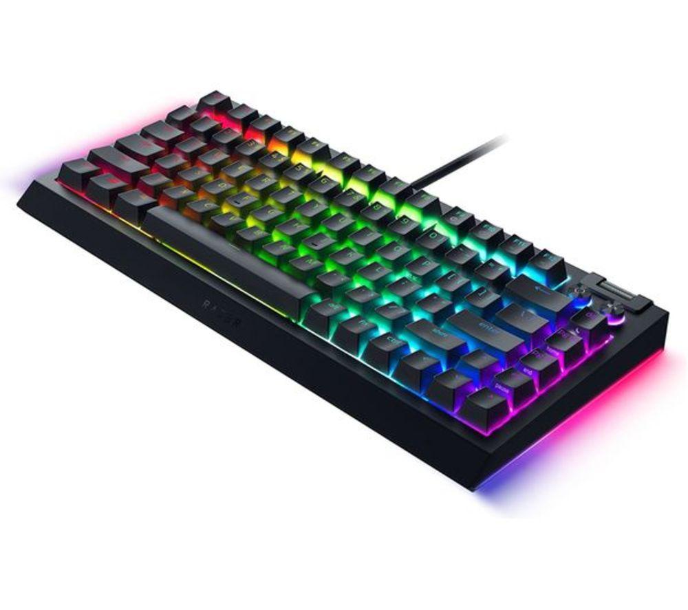 RAZER BlackWidow V4 75% Mechanical Gaming Keyboard - Black image number 8 of 9