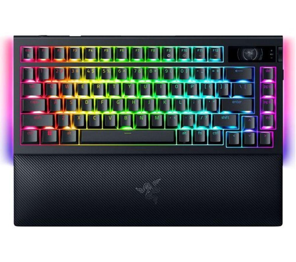 Razer Blackwidow V4 Pro 75% Mechanical Gaming Keyboard - Black, Us Layout, Black