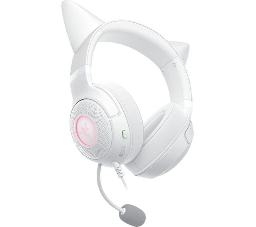 RAZER Kraken Kitty V2 Gaming Headset - White image number 4 of 4