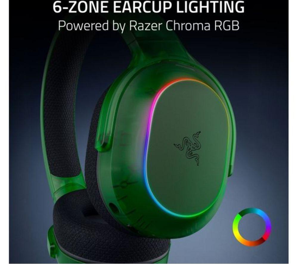 RAZER Barracuda X Chroma Wireless Gaming Headset - Phantom Green Edition image number 5 of 10