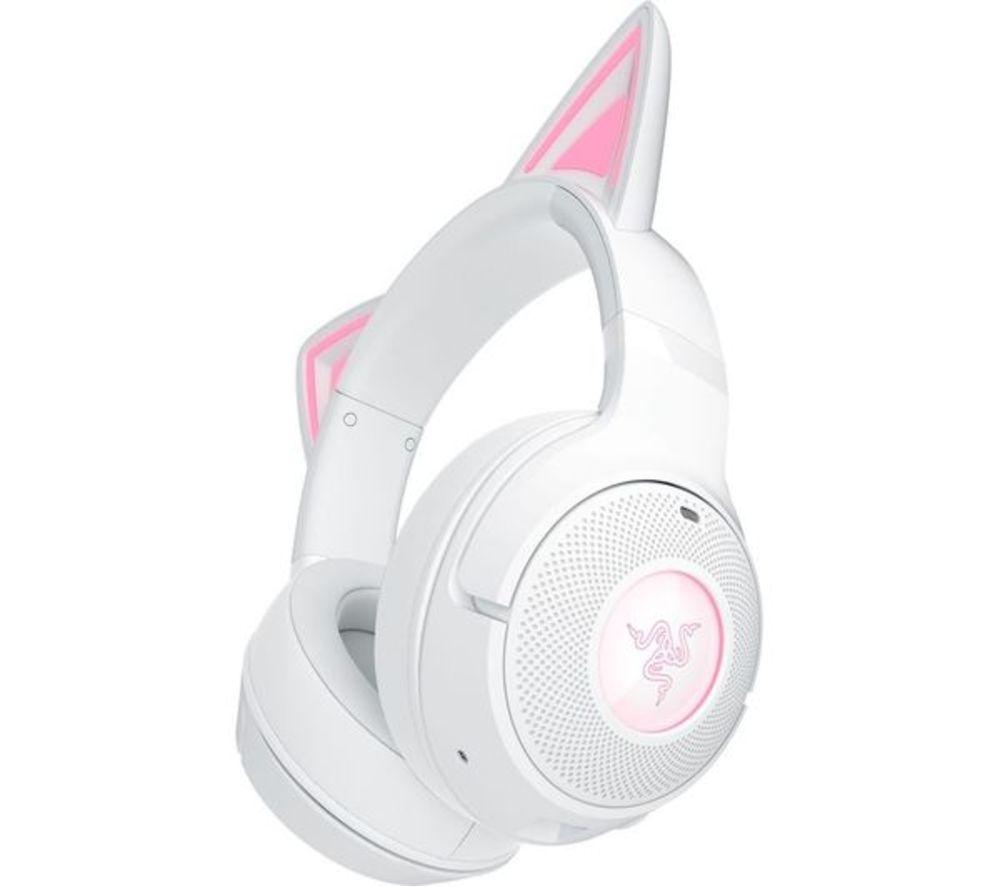 RAZER Kraken Kitty V2 BT Wireless Gaming Headset - White image number 2 of 4