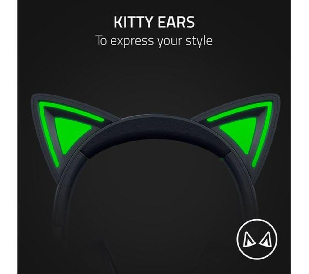 RAZER Kraken Kitty V2 Gaming Headset - Black image number 9 of 9