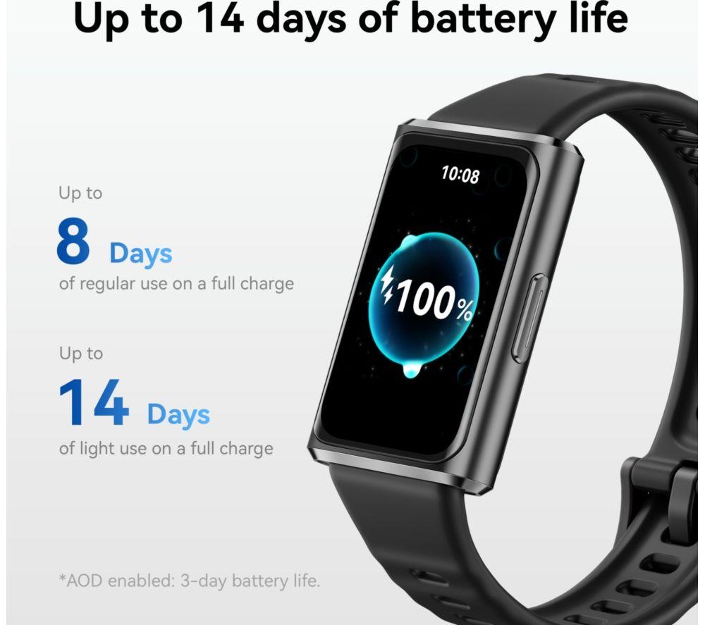 HUAWEI Band 11 Pro Fitness Tracker - Black, Fluoroelastomer Strap image number 8 of 9